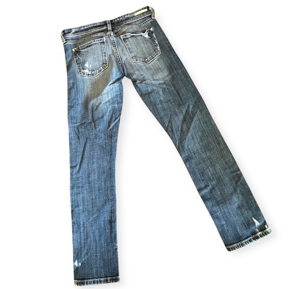 Anthro Pilcro and the Letterpress Women’s Slim Straight Jeans 24 Petite - Picture 2 of 11